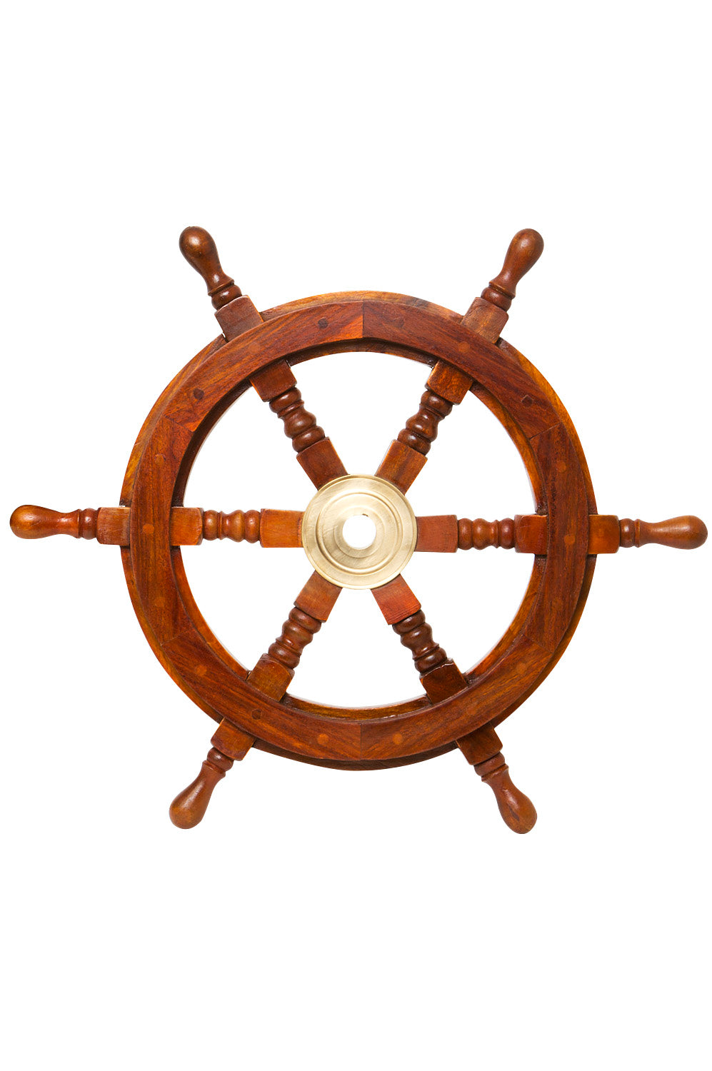 Deko Steuerrad Holz 45cm