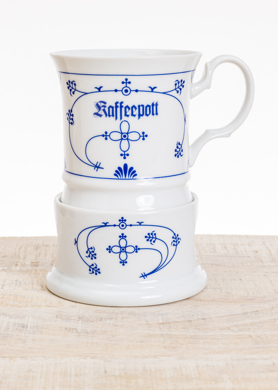 Kaffeepott Indisch Blau