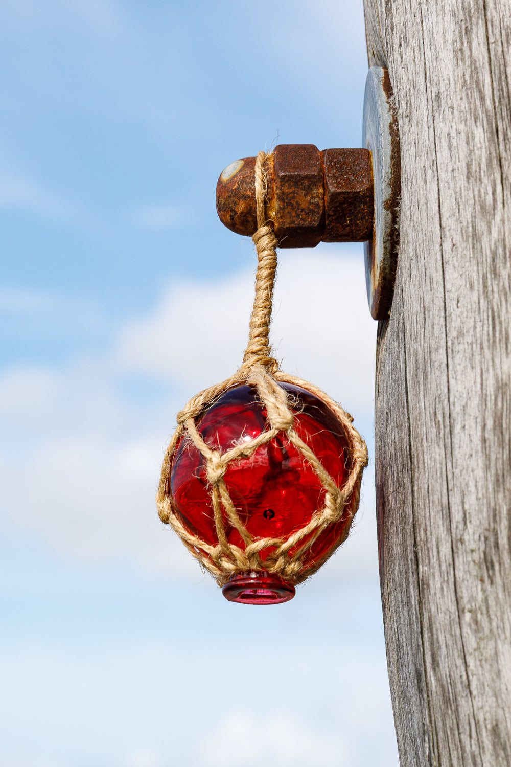 Deko Kugel Glas, rot, 5cm