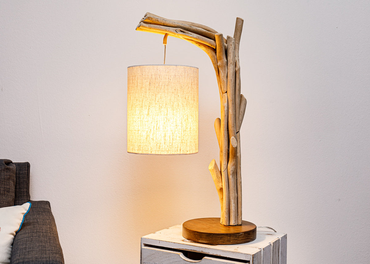 Tischlampe Treibholz