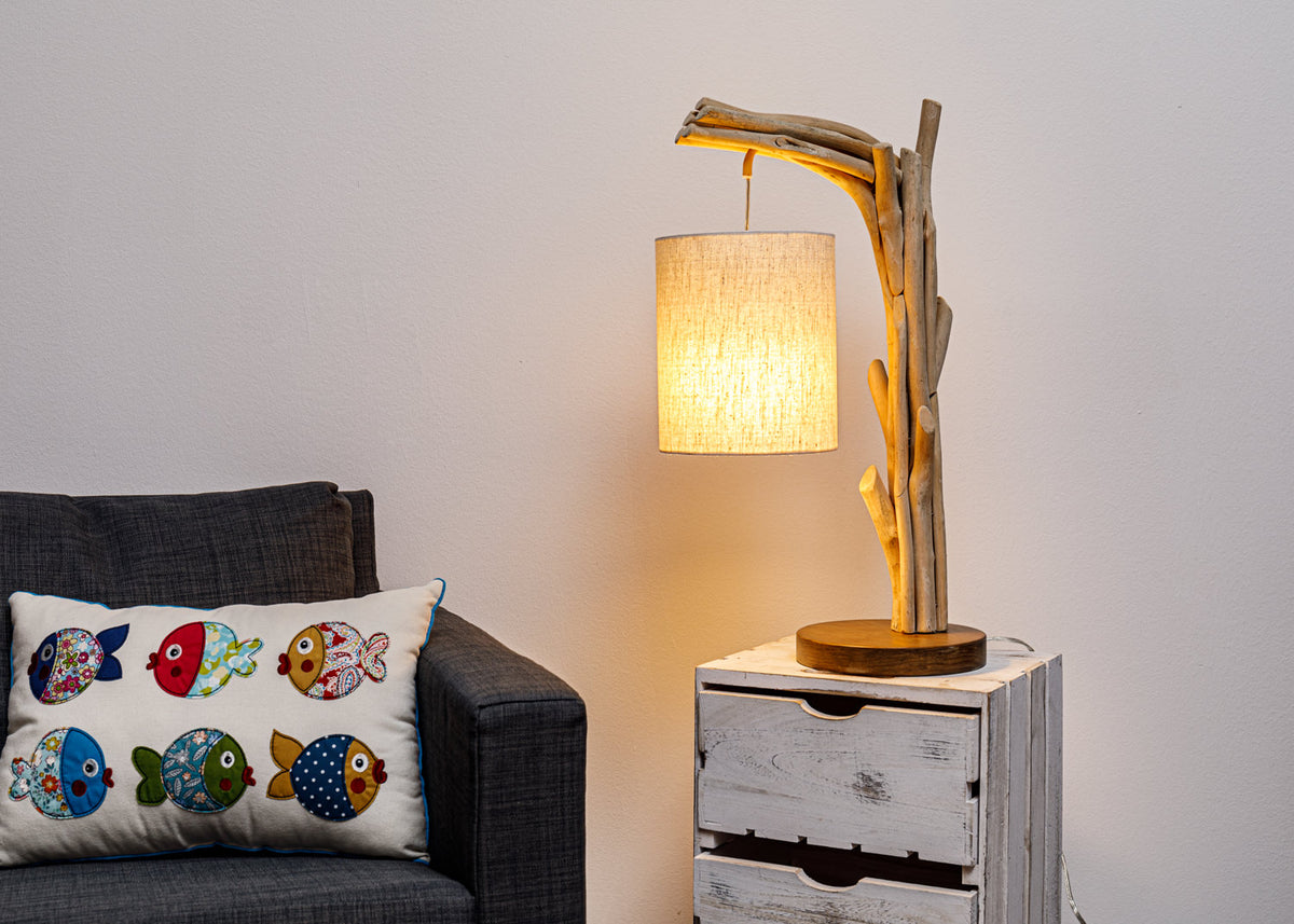 Tischlampe Treibholz
