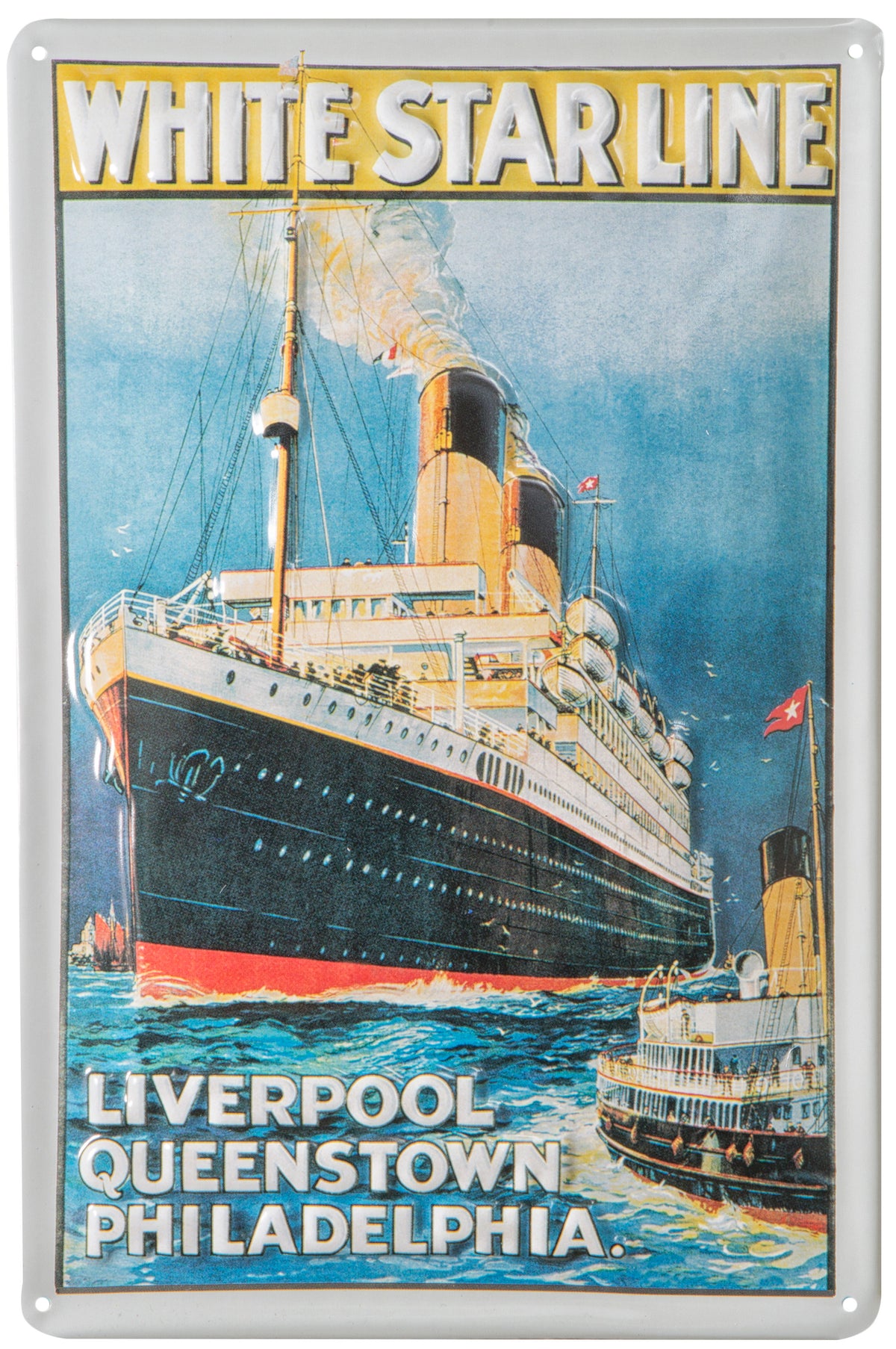 Reklameschild White Star Line