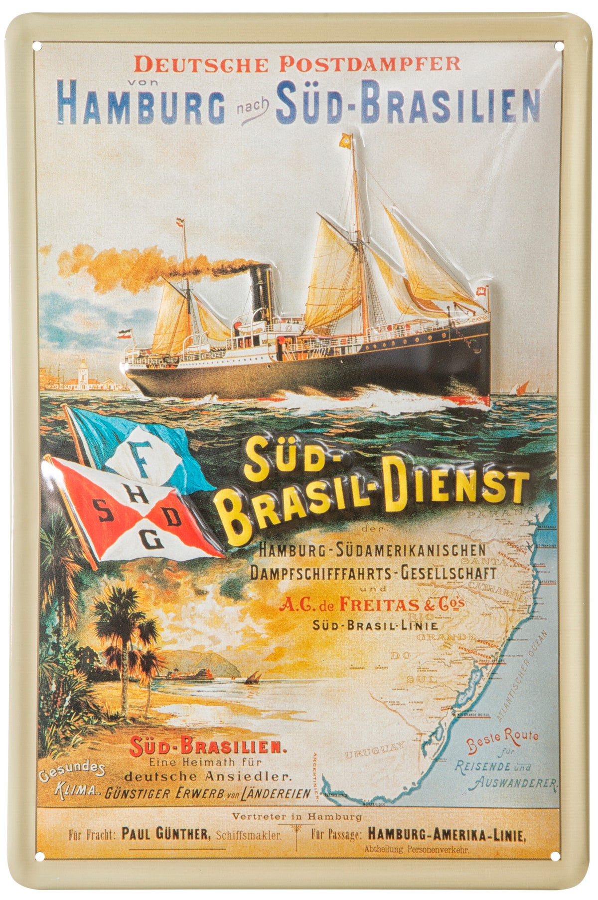 Nostalgieschild, Bremen Cuba