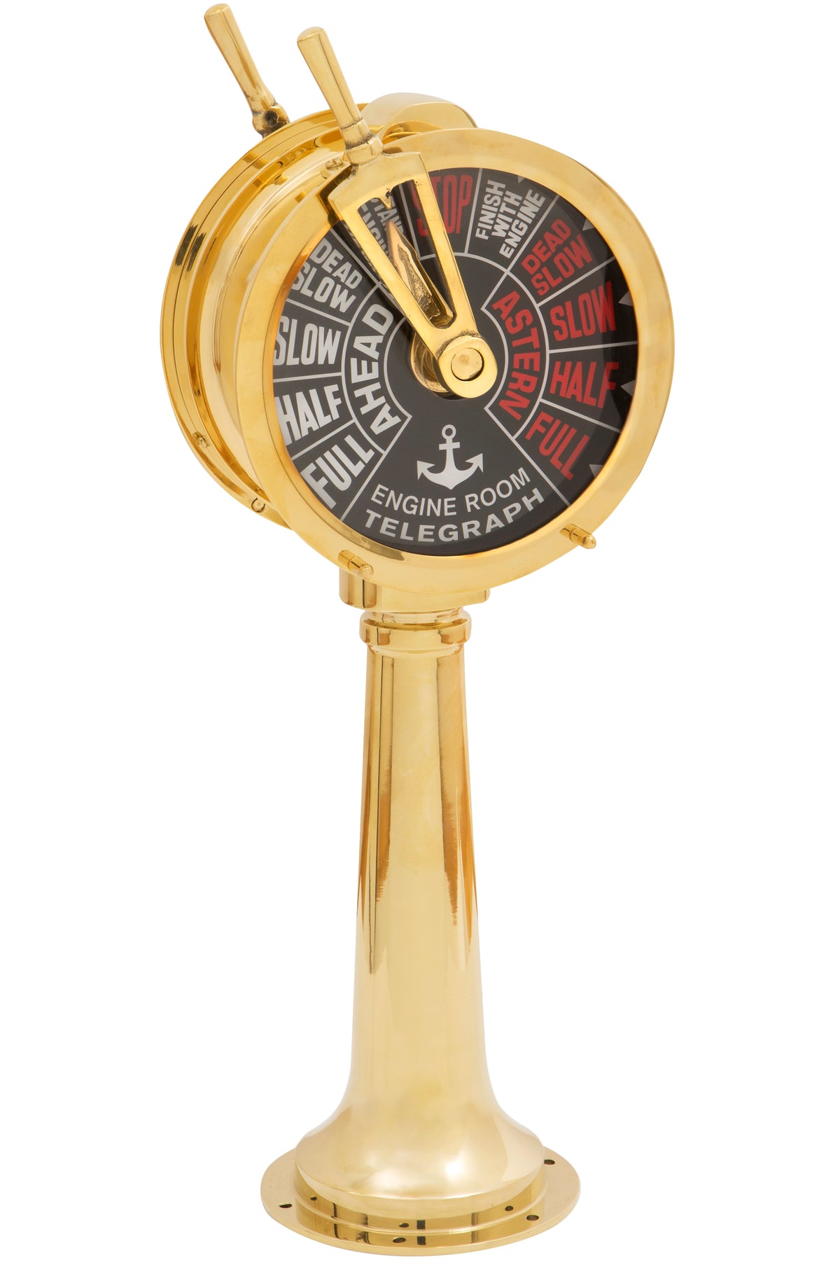Maschinentelegraf Messing 45cm