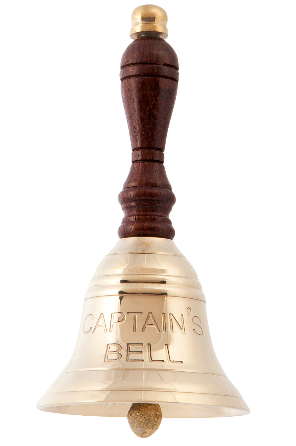 Tischglocke Messing 12,5cm Captains Bell
