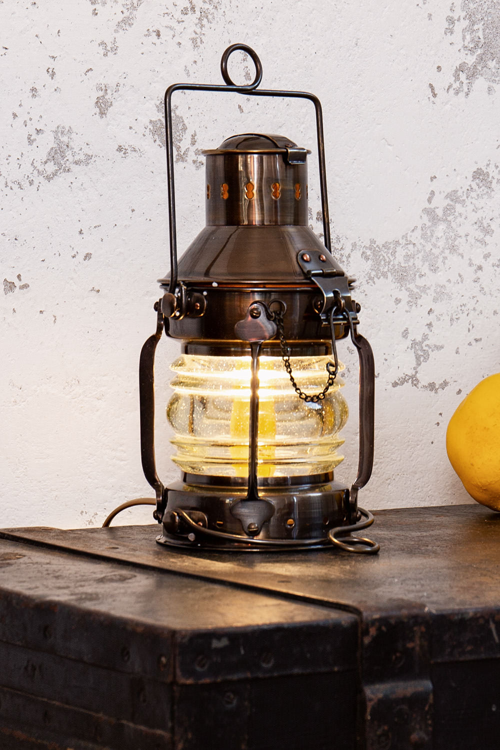 Antike Ankerlampe Elektrisch