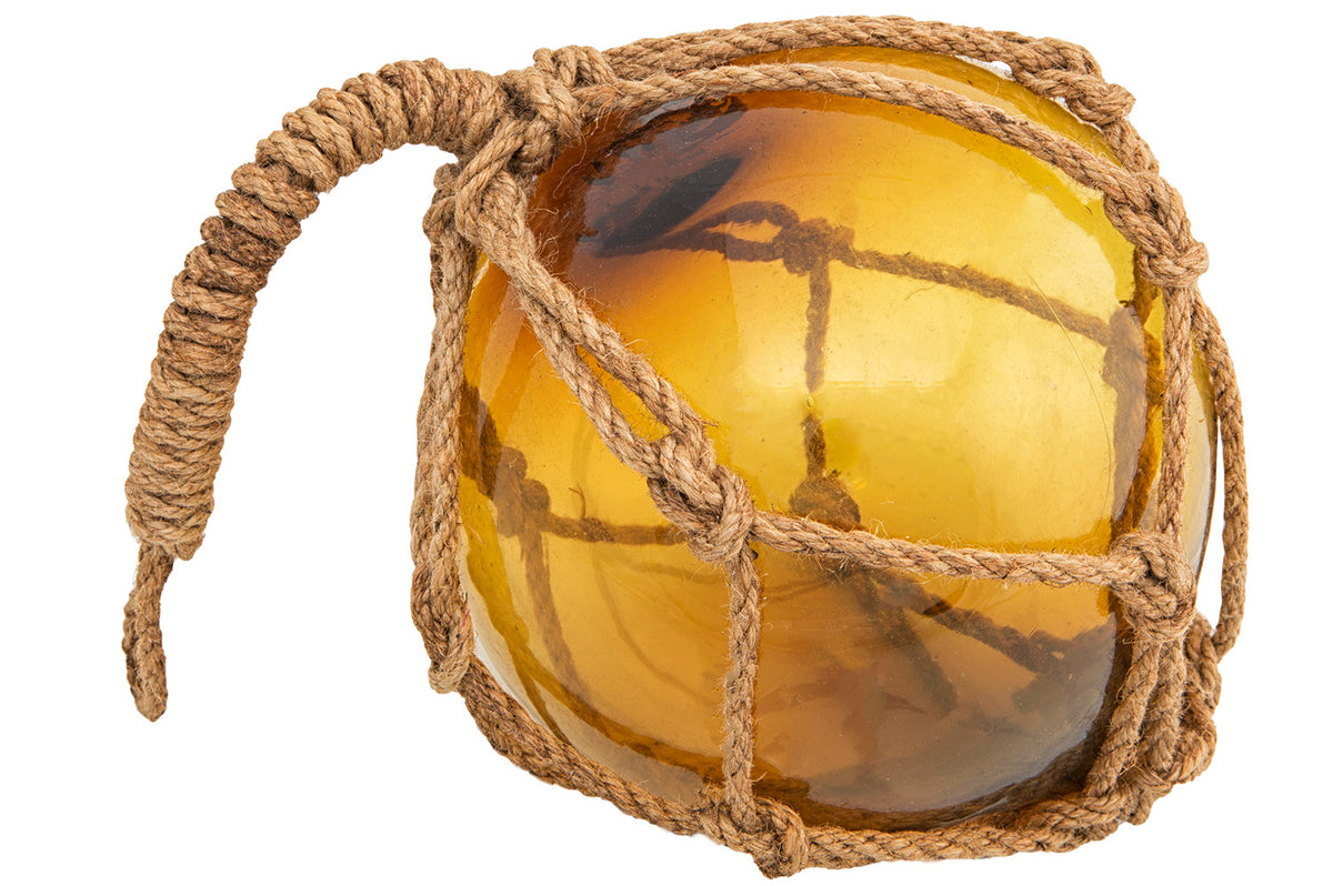 Glaskugel orange,  15cm