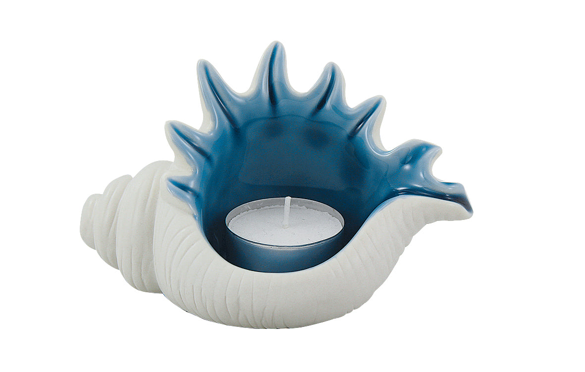 Muschel mit Teelicht, groß