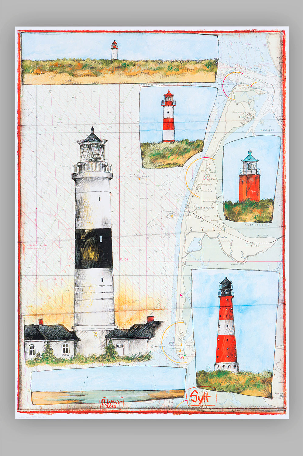 Kunstdruck Sylt 2010, Ole West