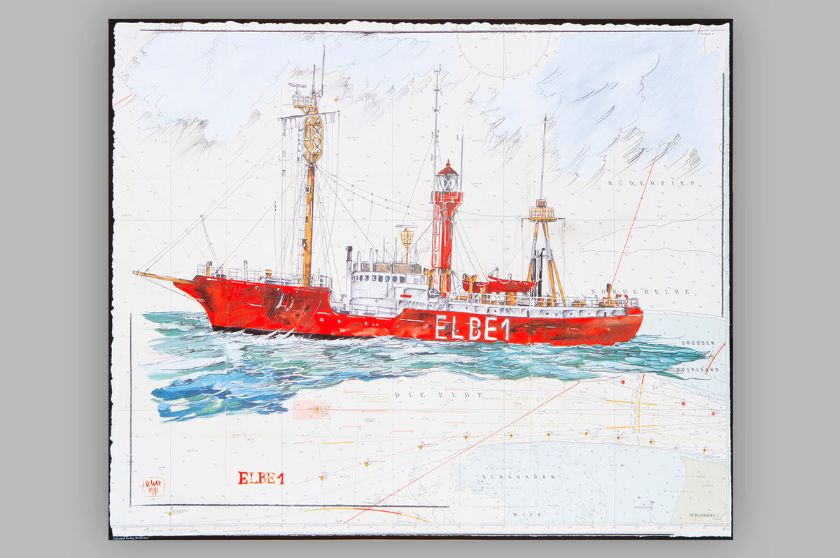 Kunstdruck, Elbe 1, groß