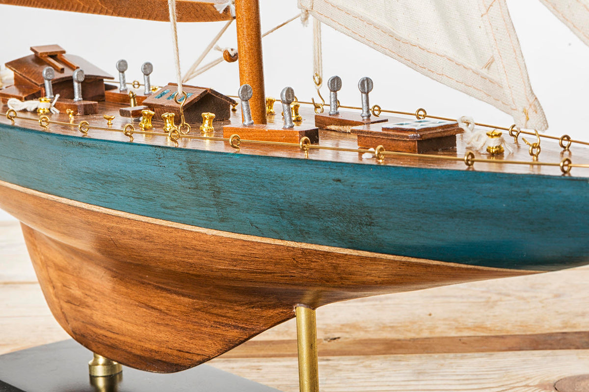 Dekoration Modell Segelschiff, historisch