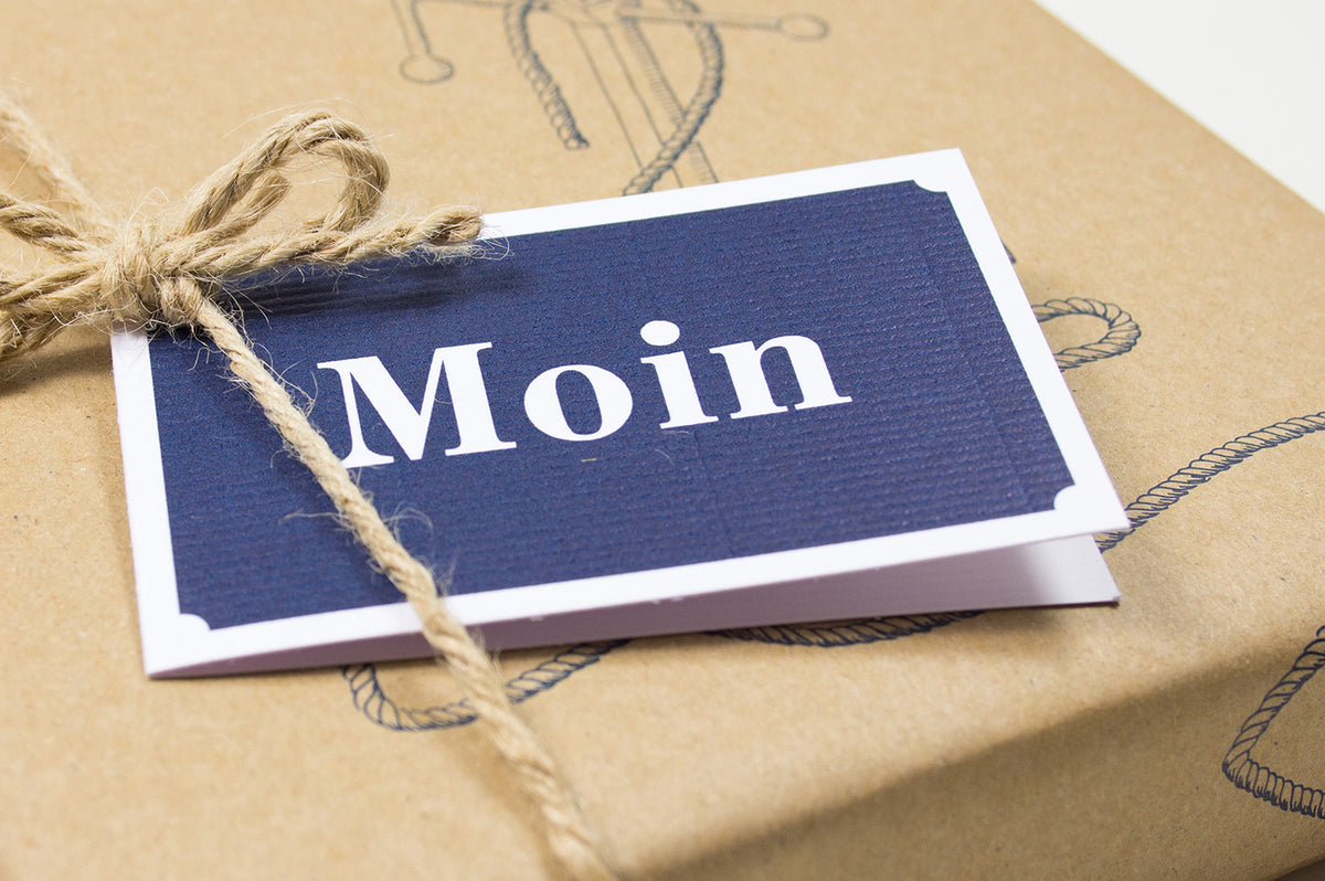 Geschenkanhänger Moin