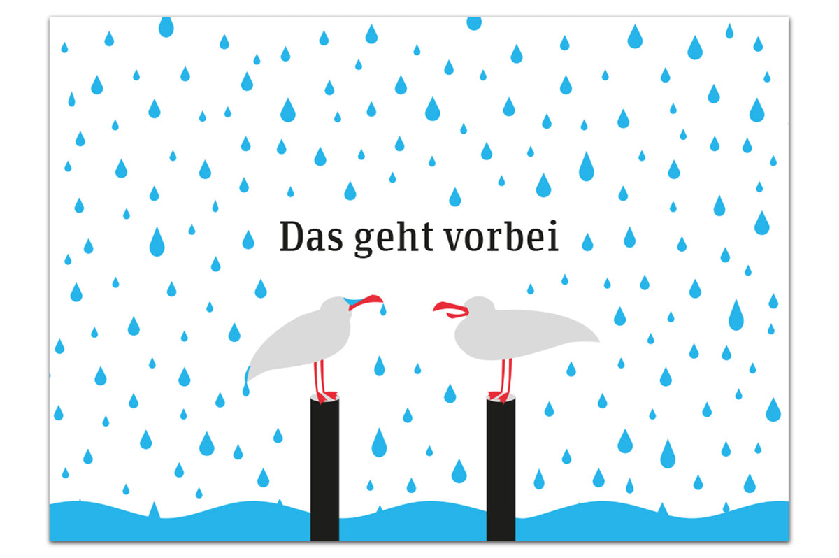 Postkarte von Chatlab Das geht vorbei