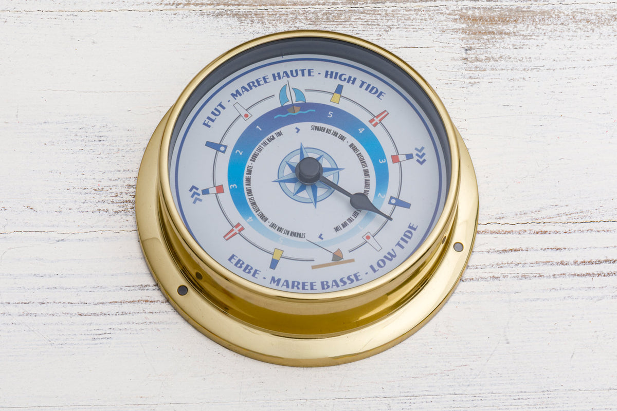 Tideuhr aus Messing Design