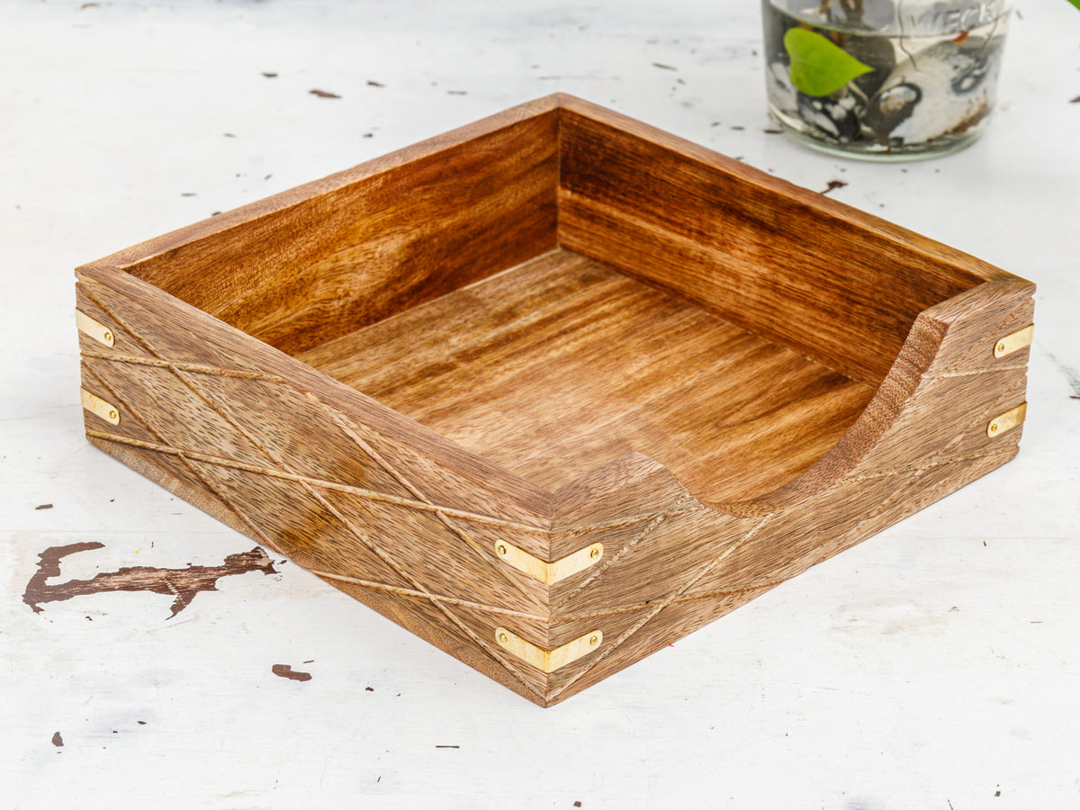 Serviettenablage Serviettenhalter Holz
