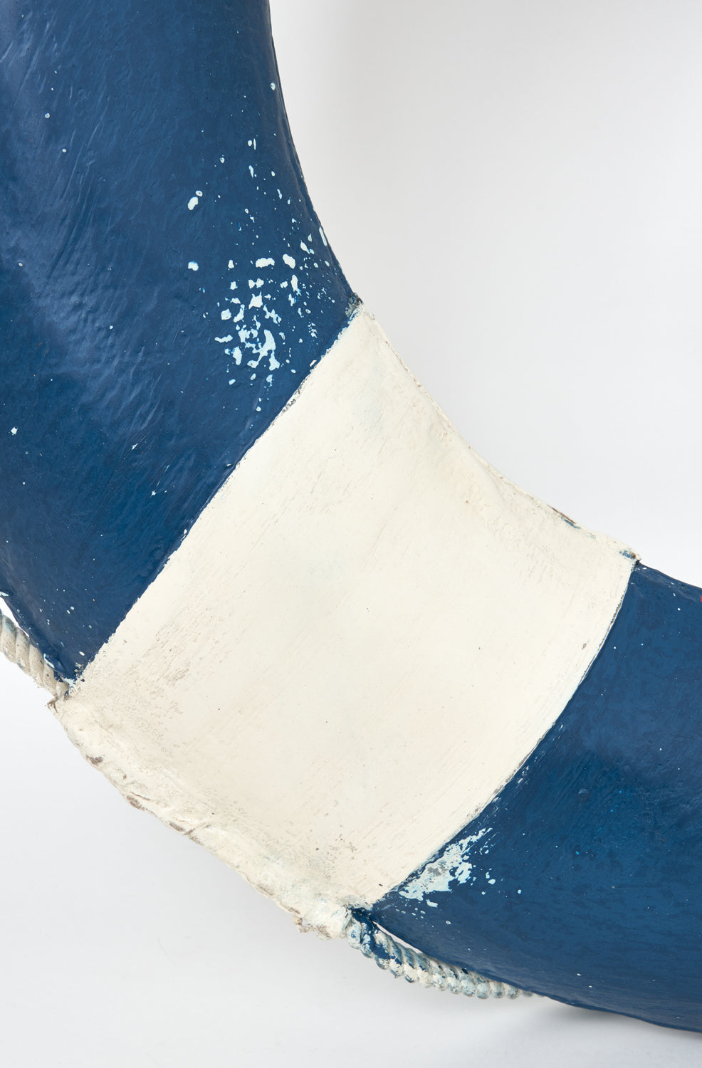 Rettungsring Deko groß blau weiß