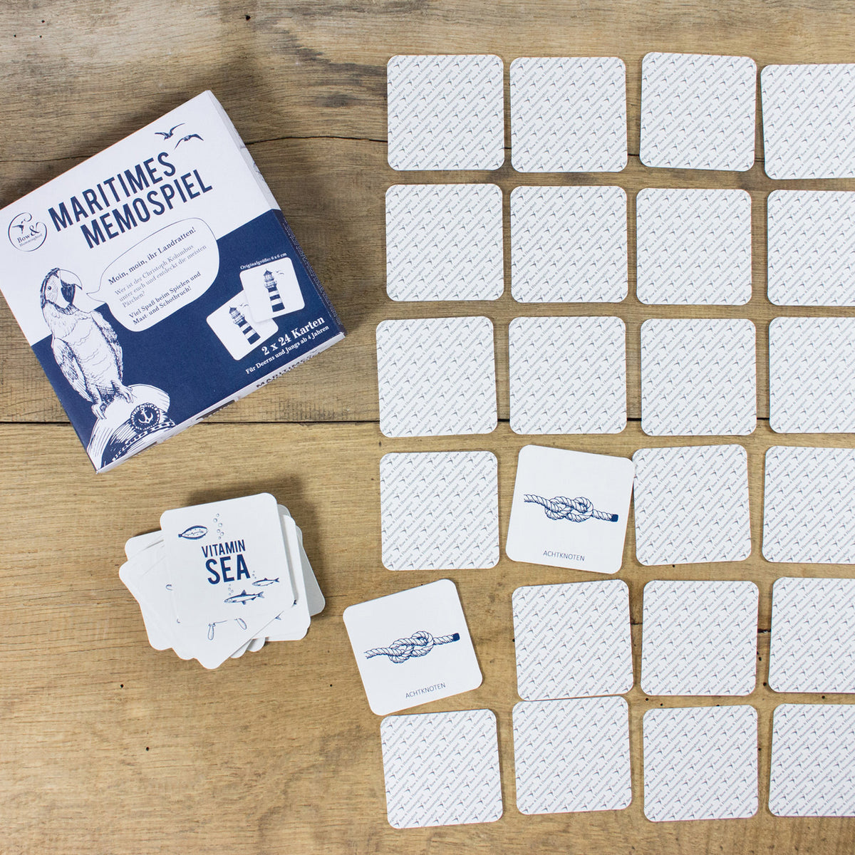 Memo Spiel maritim