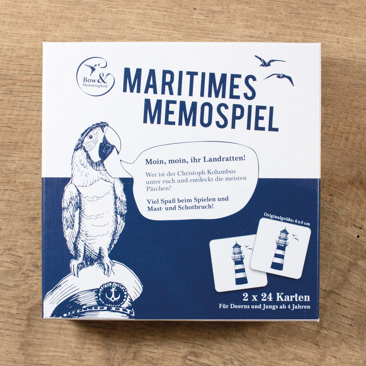 Memo Spiel maritim